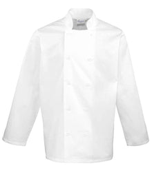 Premier Long Sleeve Chef's Jacket PR657 - White