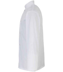 Premier Unisex Long Sleeve Stud Front Chef's Jacket PR665 - PR665 White Side