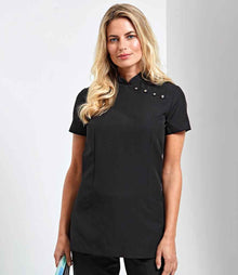 Premier Ladies Mika Short Sleeve Tunic PR681 - PR681 Black Model