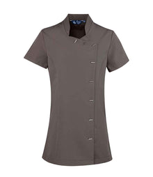 Premier Ladies Orchid Short Sleeve Tunic PR682 - Dark Grey