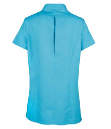 Premier Ladies Orchid Short Sleeve Tunic PR682 - PR682 Turquoise Blue Back