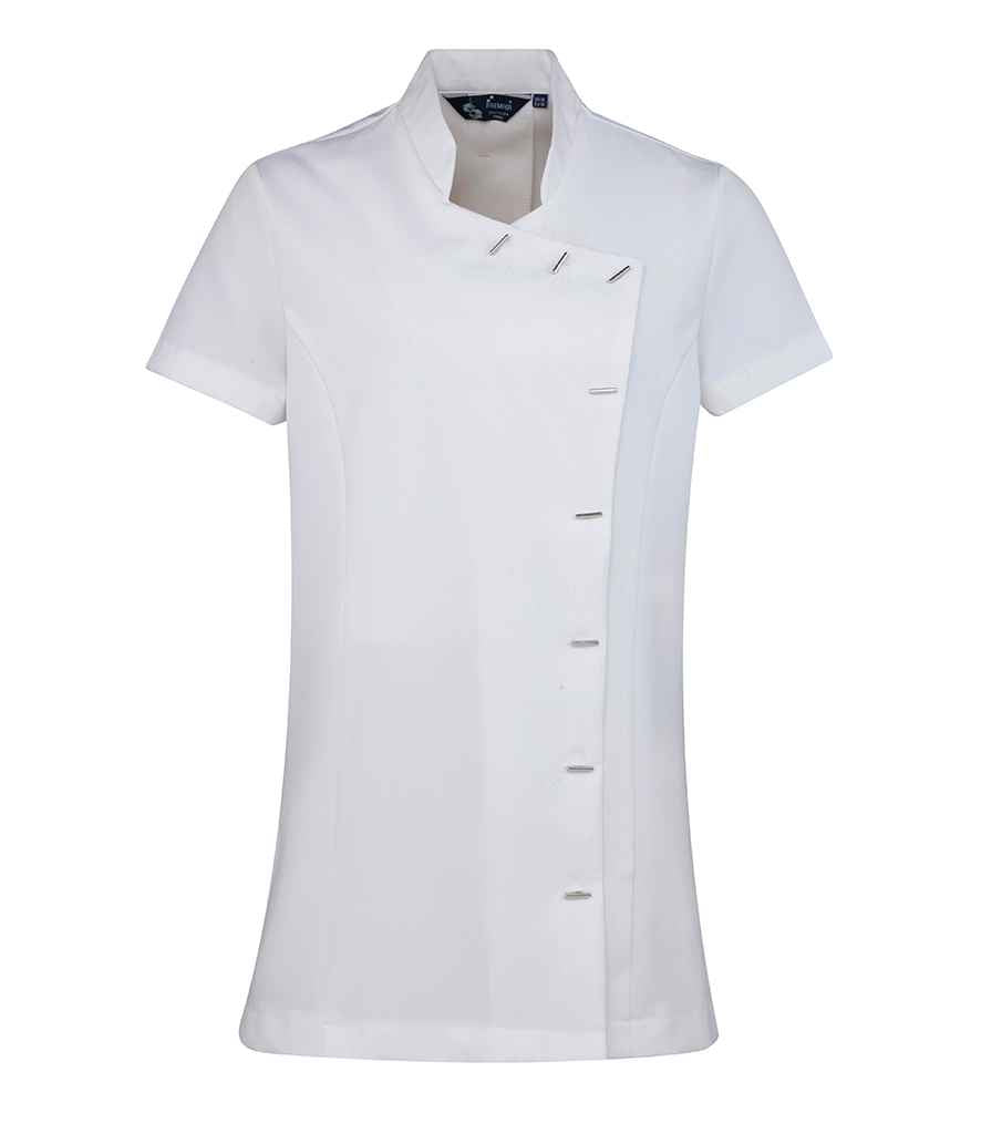 Premier Ladies Orchid Short Sleeve Tunic PR682 - White