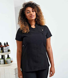 Premier Ladies Blossom Short Sleeve Tunic PR683 - PR683 Black Model