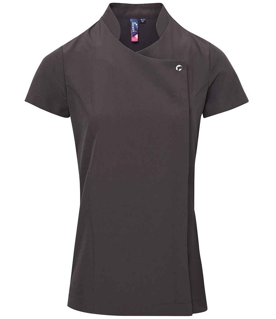 Premier Ladies Blossom Short Sleeve Tunic PR683 - Dark Grey