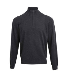 Premier Zip Neck Sweater PR695 - Charcoal
