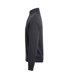 Premier Zip Neck Sweater PR695 - PR695 Charcoal Side