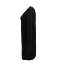 Premier Ladies Longline V Neck Cardigan PR698 - PR698 Black Side