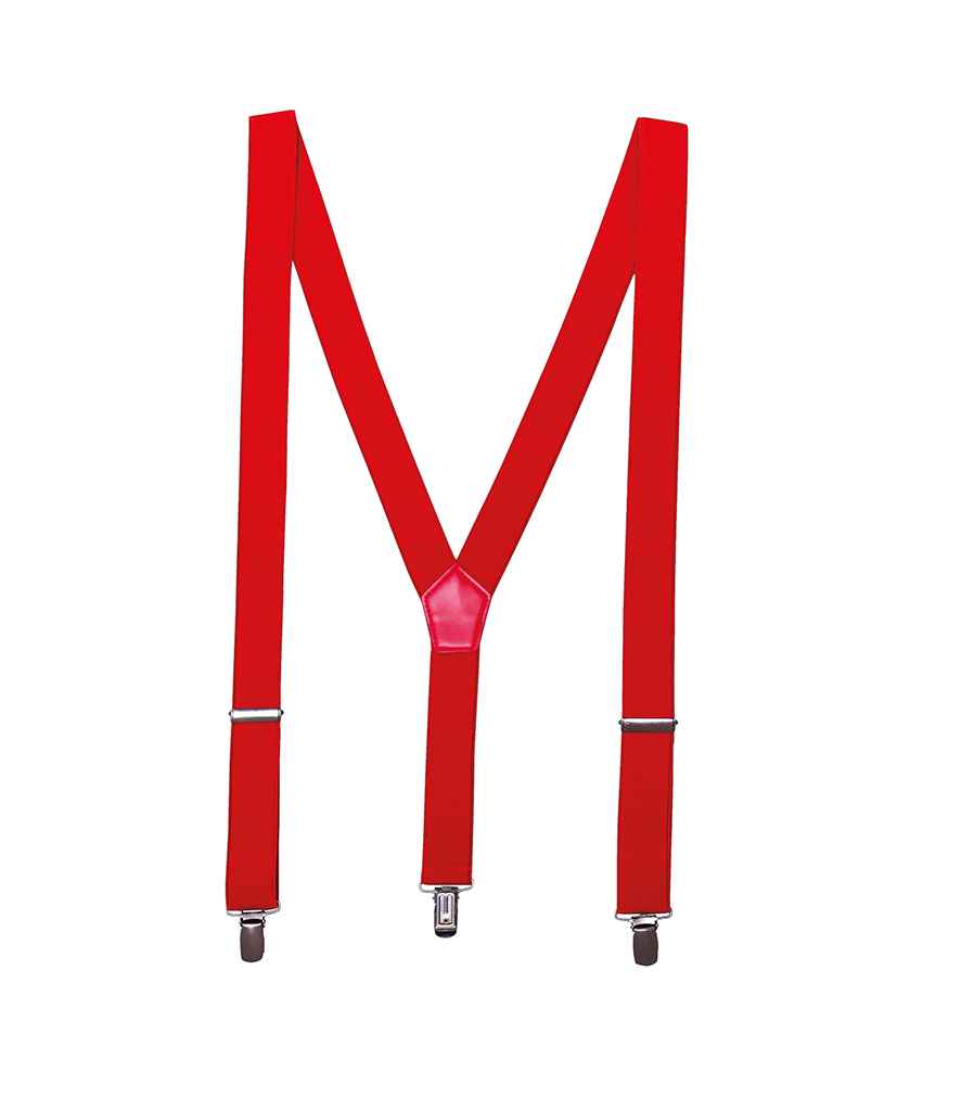 Premier Clip On Braces PR701 - Red