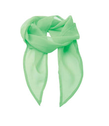Premier 'Colours' Chiffon Scarf PR740 - Apple Green