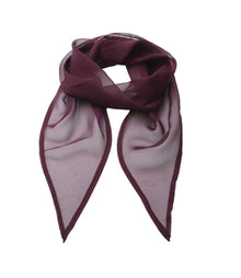 Premier 'Colours' Chiffon Scarf PR740 - Aubergine