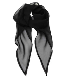 Premier 'Colours' Chiffon Scarf PR740 - Black