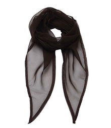 Premier 'Colours' Chiffon Scarf PR740 - Brown