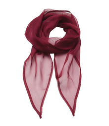 Premier 'Colours' Chiffon Scarf PR740 - Burgundy