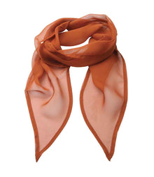 Premier 'Colours' Chiffon Scarf PR740 - Chestnut