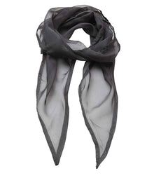 Premier 'Colours' Chiffon Scarf PR740 - Dark Grey