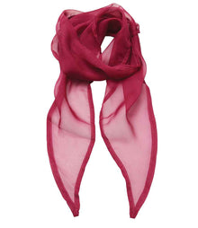 Premier 'Colours' Chiffon Scarf PR740 - Hot Pink