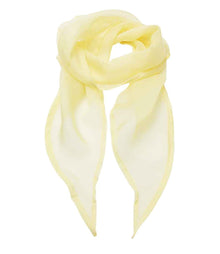 Premier 'Colours' Chiffon Scarf PR740 - Lemon