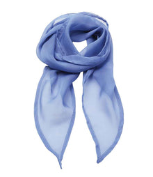Premier 'Colours' Chiffon Scarf PR740 - Mid Blue