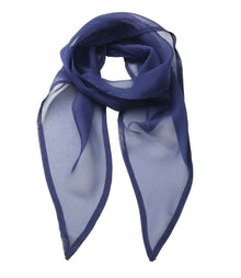 Premier 'Colours' Chiffon Scarf PR740 - Marine Blue