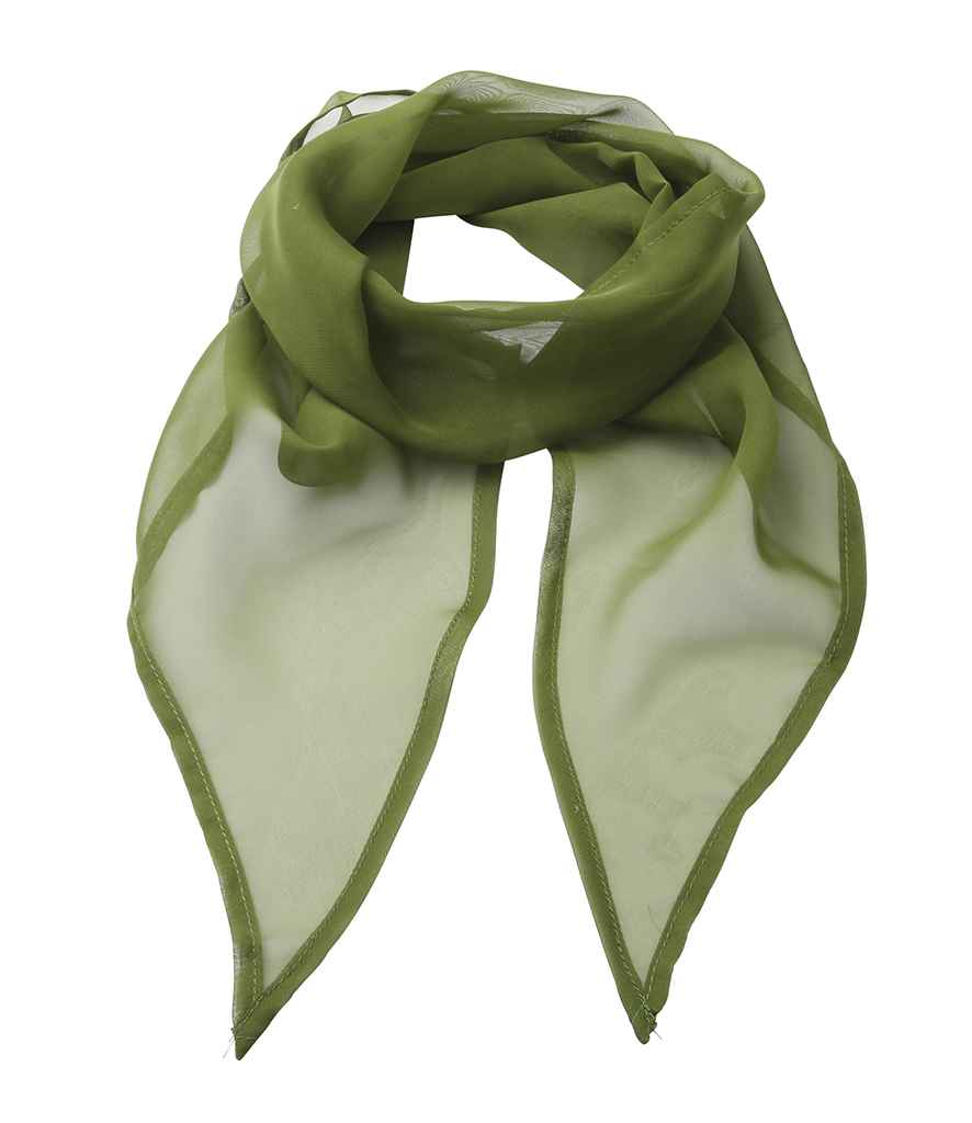 Premier 'Colours' Chiffon Scarf PR740 - Oasis Green