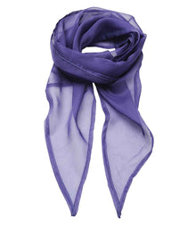Premier 'Colours' Chiffon Scarf PR740 - Purple