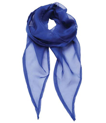 Premier 'Colours' Chiffon Scarf PR740 - Royal Blue