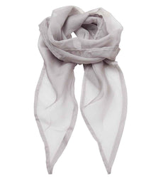 Premier 'Colours' Chiffon Scarf PR740 - Silver