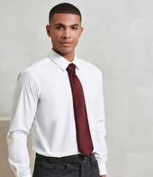 Premier 'Colours' Satin Tie PR750 - PR750 Burgundy Model