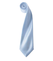 Premier 'Colours' Satin Tie PR750 - Light Blue