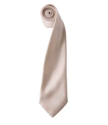 Premier 'Colours' Satin Tie PR750 - Natural