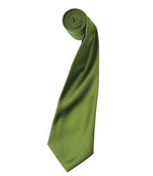 Premier 'Colours' Satin Tie PR750 - Oasis Green