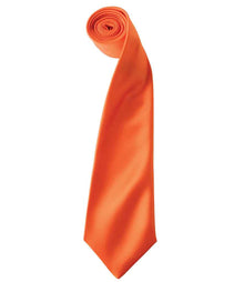 Premier 'Colours' Satin Tie PR750 - Orange