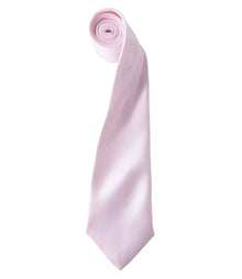 Premier 'Colours' Satin Tie PR750 - Pink