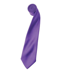 Premier 'Colours' Satin Tie PR750 - Rich Violet