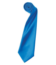 Premier 'Colours' Satin Tie PR750 - Sapphire Blue
