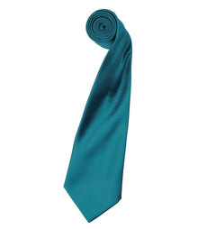 Premier 'Colours' Satin Tie PR750 - Teal