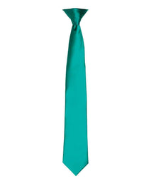 Premier 'Colours' Satin Clip Tie PR755 - Emerald