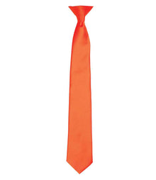 Premier 'Colours' Satin Clip Tie PR755 - Orange