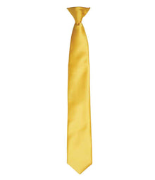 Premier 'Colours' Satin Clip Tie PR755 - Sunflower