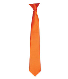 Premier 'Colours' Satin Clip Tie PR755 - Terracotta