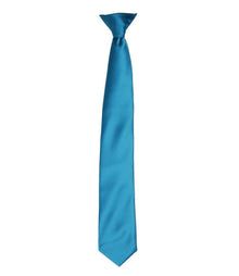 Premier 'Colours' Satin Clip Tie PR755 - Teal