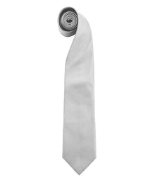 Premier 'Colours' Fashion Tie PR765 - Silver