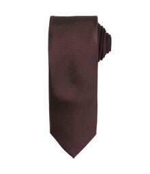 Premier Micro Waffle Tie PR780 - Brown