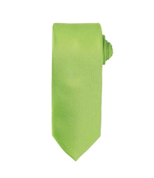Premier Micro Waffle Tie PR780 - Lime Green