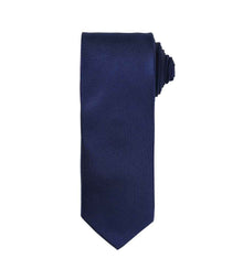 Premier Micro Waffle Tie PR780 - Navy