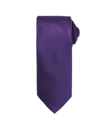 Premier Micro Waffle Tie PR780 - Purple