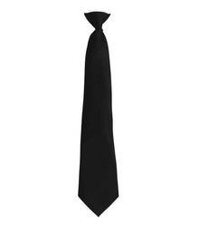 Premier 'Colours' Fashion Clip Tie PR785 - Black
