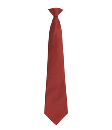 Premier 'Colours' Fashion Clip Tie PR785 - Burgundy