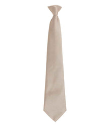 Premier 'Colours' Fashion Clip Tie PR785 - Khaki