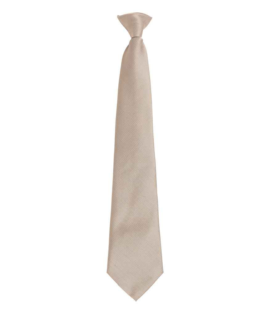 Premier 'Colours' Fashion Clip Tie PR785 - Khaki